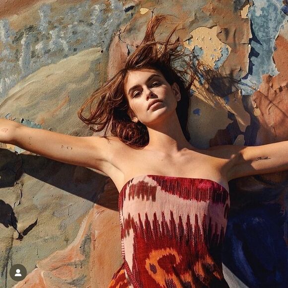 Ralph Lauren Collection Spring 2022 Darya Ikat Embellished Linen Voile Dress - Picture 1 of 16